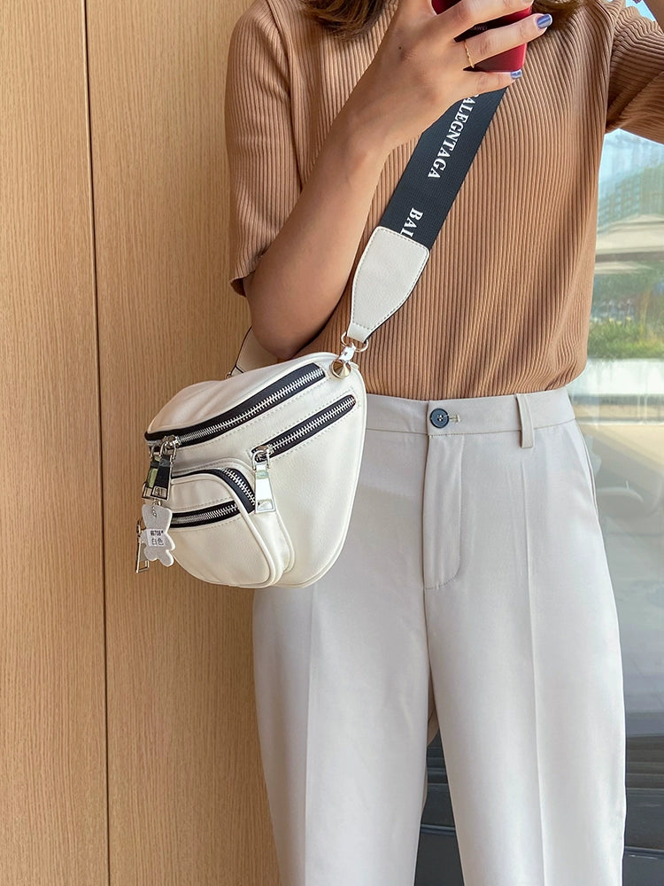 Casual Soft PU Leather Crossbody Bag