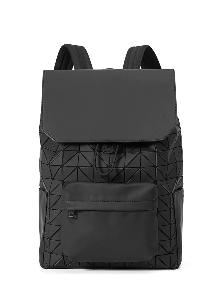 Geometry Quilted Double-Shoulder Backpack