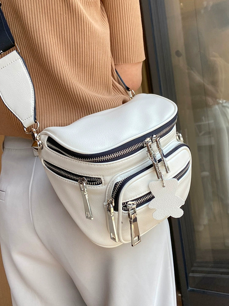 Casual Soft PU Leather Crossbody Bag