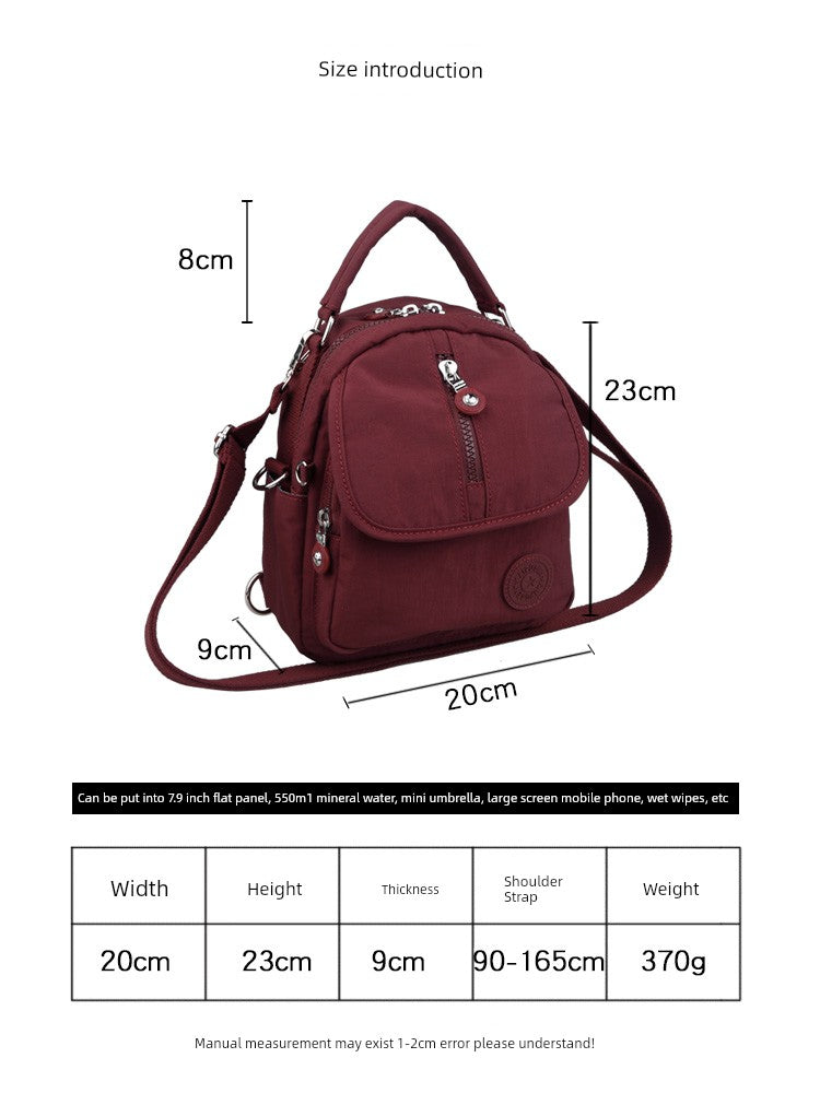 Multi-Purpose Nylon Casual Backpack